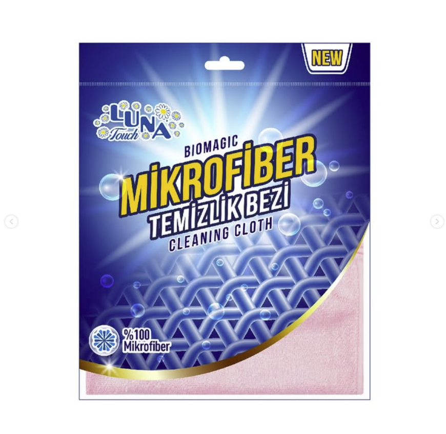 Mikrofiber Temizlik Bezi (Tekli Poşet)